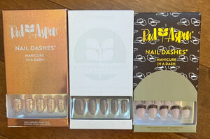 Red Aspen Press On Nails Dez, Short Square 3 Brand NEW Full Sets Fast shipping